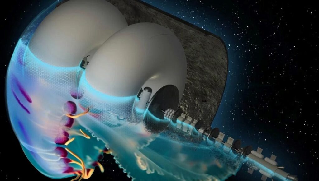 denizanasi seklinde uzay gemisi tasarlandi yolculuk yuzyillar surecek S4MwBQ1S