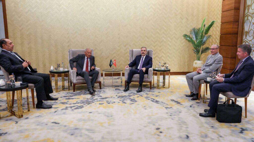 disisleri bakani fidan arap ligi genel sekreteri gheit ile gorustu zXW5hFup