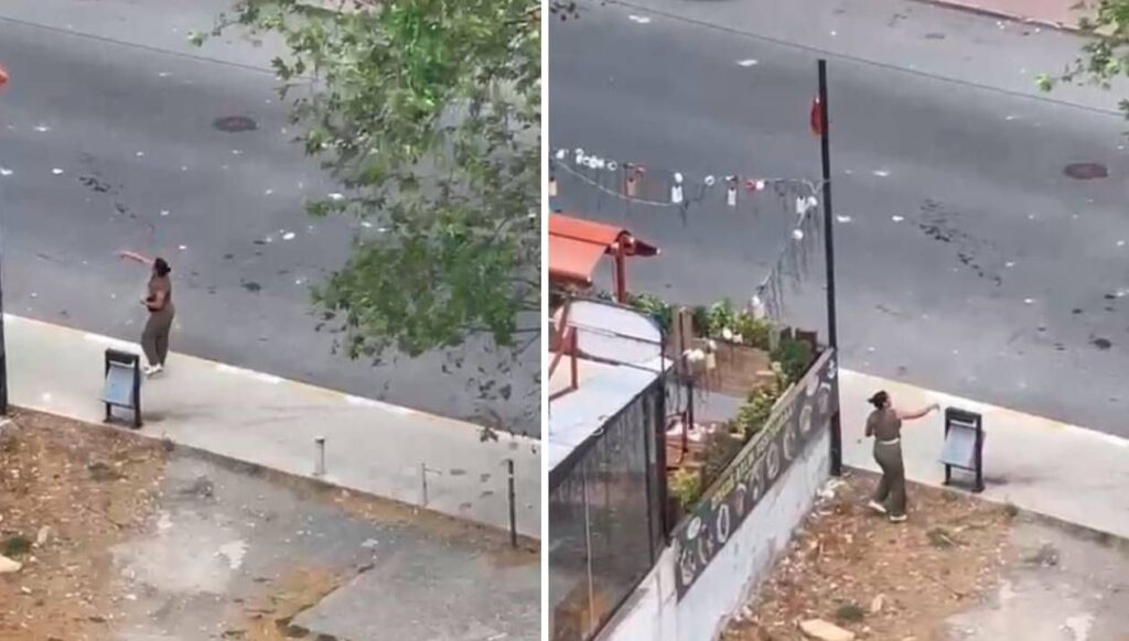 yoldan gecen araclari tas yagmuruna tuttu istanbulda ilginc olay QAZ2My6V