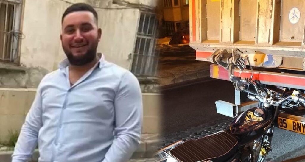 park halindeki kamyonete carpan motokurye oldu usxvNk6z