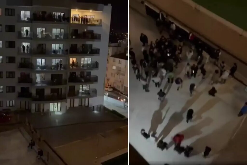 kyk yurdunda kalan ogrenciler yasanan su kesintisini uluyarak protesto etti z4k2iA3T.jpg