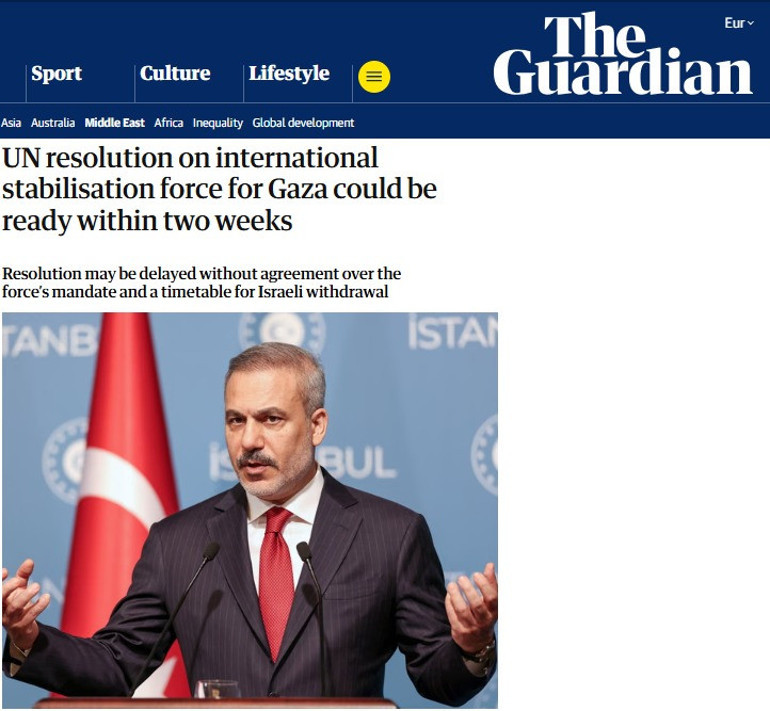 Gazze'de uluslararası güç önerisi