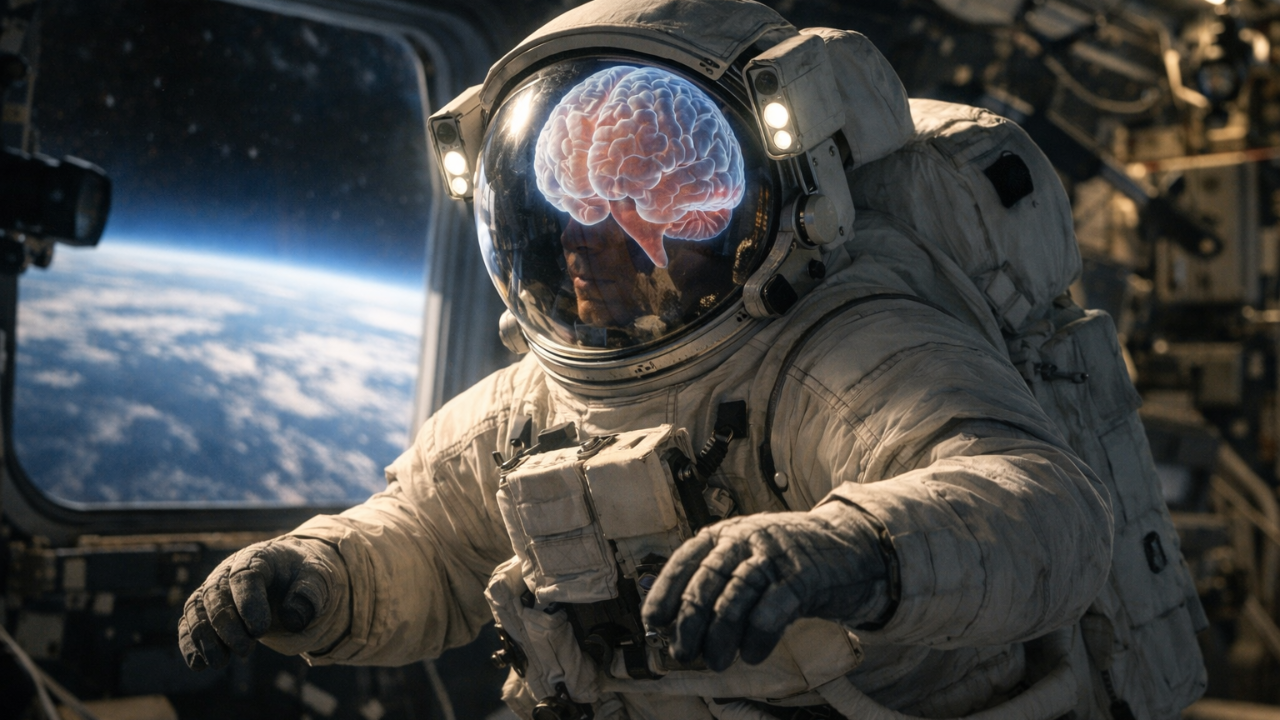 Uzaya giden astronotların beyni yer değiştiriyor!